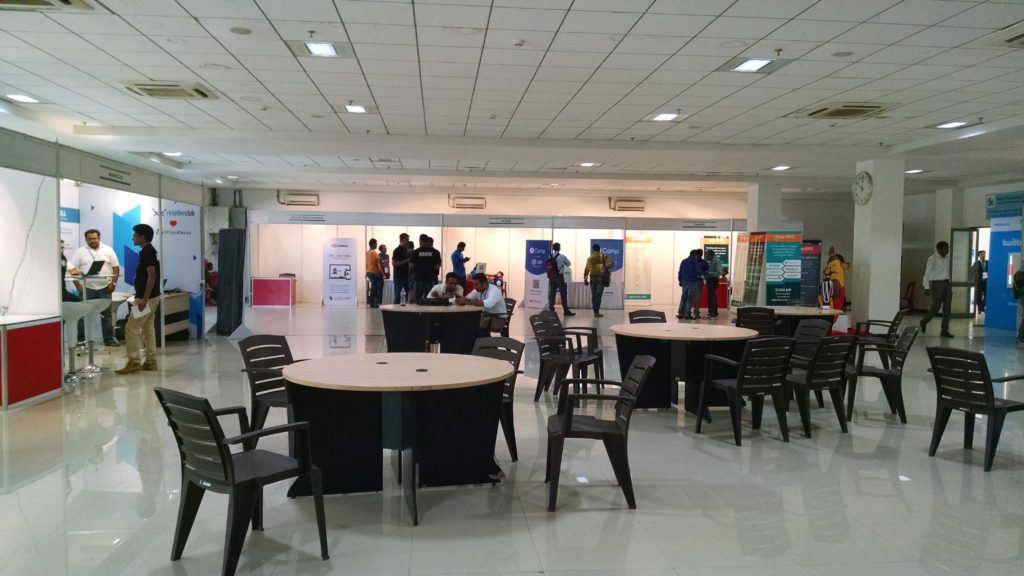 networking space at WordCamp Nashik 2016